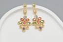 Radiant Blossom Drop Earrings