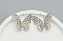 Pastel Crystal Butterfly Earrings