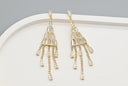Elagent pearl earrings
