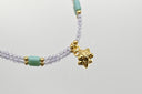 Tanzanite & Turquoise Star Charm Necklace