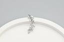Silver Leaf Climber Earrings