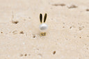 Bunny Pearl Bow Stud Earrings