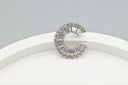 Crystal Radiance C-Hoop Earrings
