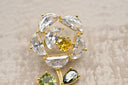 Crystal Bloom Rose Brooch