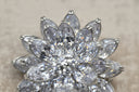 Brilliant Petal Cluster Brooch