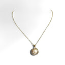 Radiant Pearl Halo Necklace