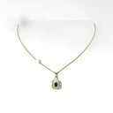 Emerald Radiance Pendant Necklace