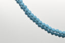 Aquamarine & Pearl Beaded Necklace with Square Charm