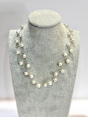 Golden Vine Pearl Necklace
