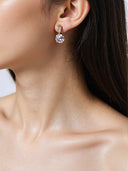 Classic Round Drop Earrings
