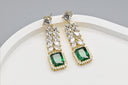 Emerald Elegance Drop Earrings