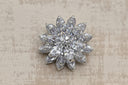Brilliant Petal Cluster Brooch