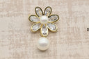Dazzling Pearl Starburst Drop Earrings