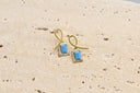 Azure Elegance Drop Earrings