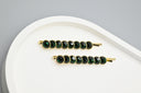 Emerald Elegance Hair Pins Set