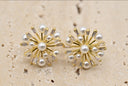 Celestial Pearl Burst Studs