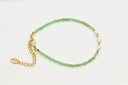 Aventurine & Pearl Beaded Bracelet