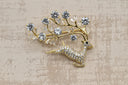 Starlight Reindeer Brooch