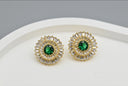 Eternal Radiance Emerald Studs