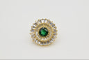 Eternal Radiance Emerald Studs