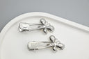 Crystal Butterfly Hair Clip Duo