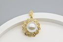 Elegant Pearl & Crystal Drop Earrings