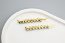 Emerald Elegance Hair Pins Set
