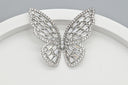Dazzling Zirconia Butterfly Stud Earrings