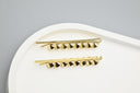 Crystal Shine Gold Hair Pins