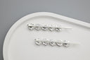Crystal Blossom Hair Clips – Silver Sparkle Set