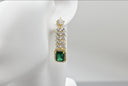 Emerald Elegance Drop Earrings