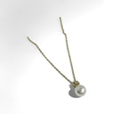 Classic Pearl Solitaire Necklace