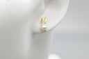 Bunny Pearl Bow Stud Earrings