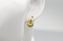 Double Halo Drop Earrings with Crystal Accents