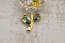Crystal Bloom Rose Brooch