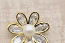 Dazzling Pearl Starburst Drop Earrings