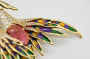 Dazzling Rainbow Wing Stud Earrings