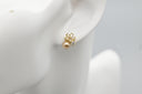 Elegant Pearl & Zirconia Stud Earrings