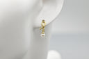 Delicate Bow Pearl Drop Earrings