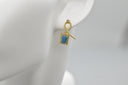 Azure Elegance Drop Earrings
