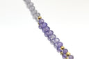 Amethyst & Tanzanite Charm Necklace