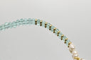 Aquamarine & Pearl Beaded Bracelet