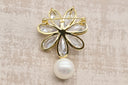 Dazzling Pearl Starburst Drop Earrings