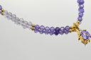 Amethyst & Tanzanite Charm Necklace