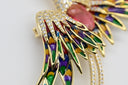Dazzling Rainbow Wing Stud Earrings