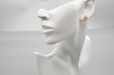 Elegant Pearl & Zirconia Stud Earrings