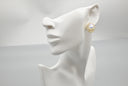 Oval Opal Halo Stud Earrings