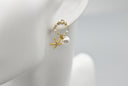 Ocean Pearl Starfish Earrings
