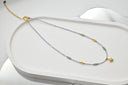 Tanzanite & Turquoise Star Charm Necklace