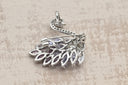 Elegant Pavé Zirconia Swan Stud Earrings